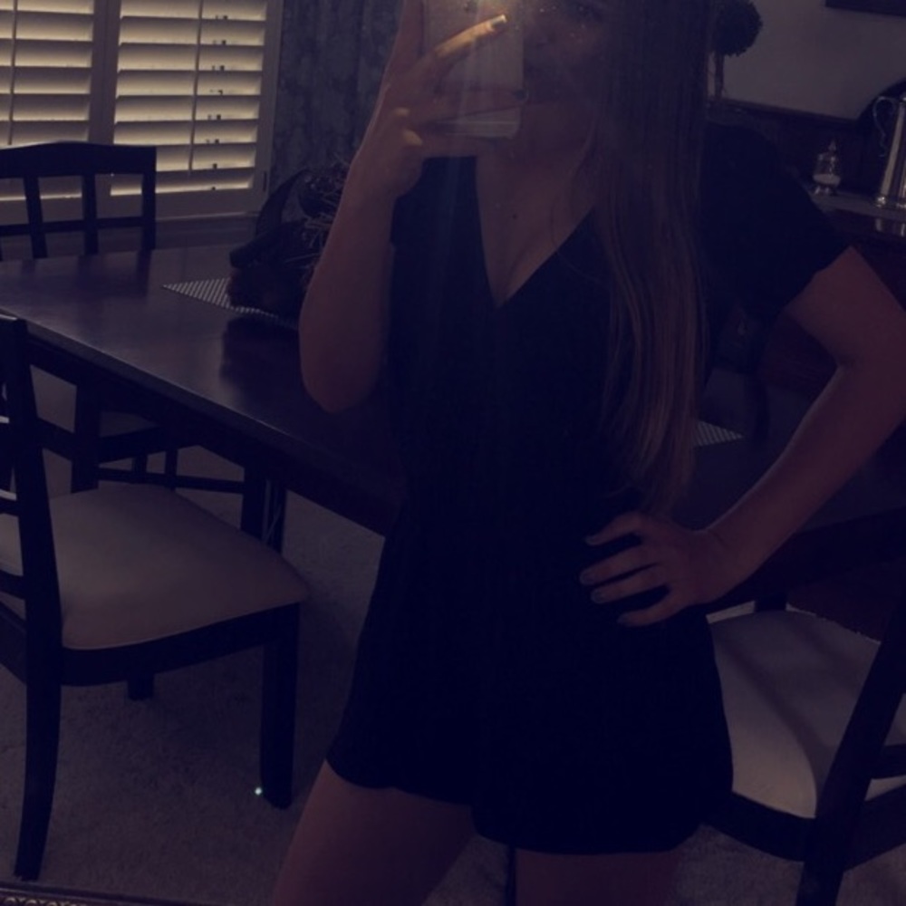 Black Forever 21 Romper